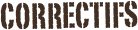 correctifs